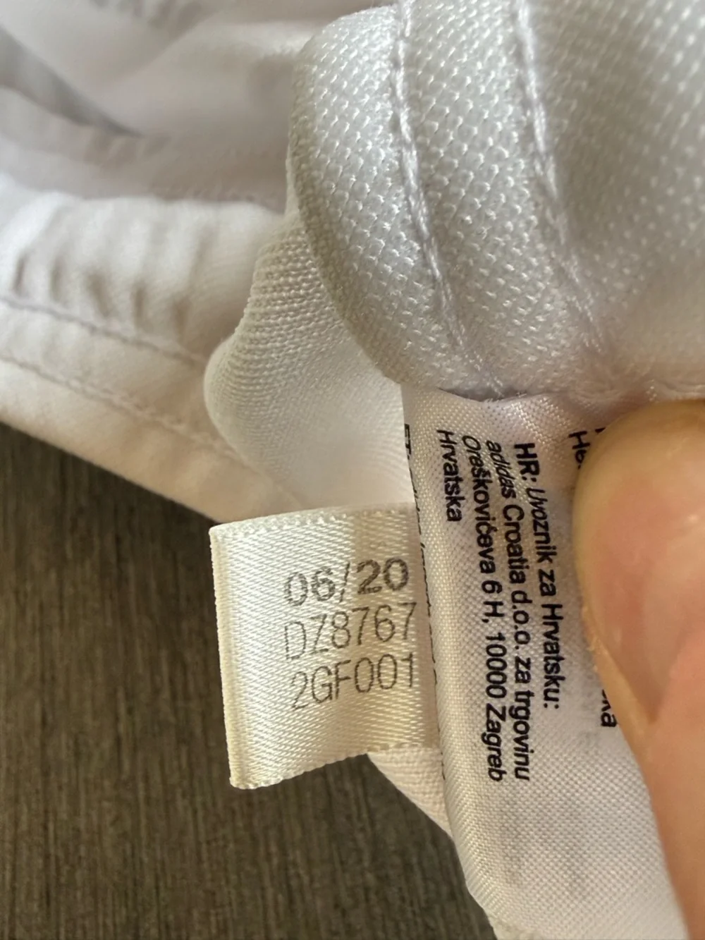 Adidas Men’s TIRO19 Football Soccer Pants DZ8767 White Black Med - Picture 8 of 8